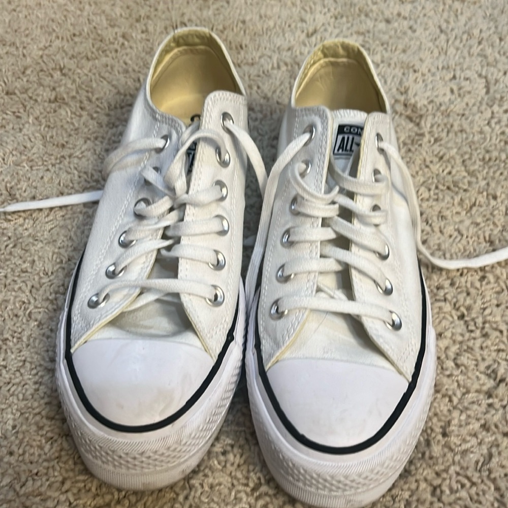 Converse platform all star low tops